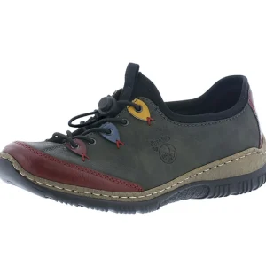 Rieker chaussures a lacets n3271 54 gris multicouleurs