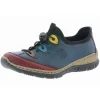 Rieker chaussures a lacets n3271 35 bleu multicouleurs