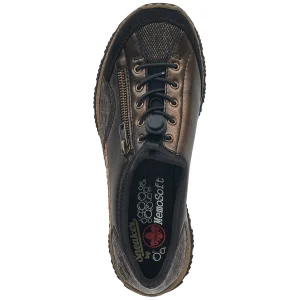 Rieker chaussures a lacets n3261 00 noir