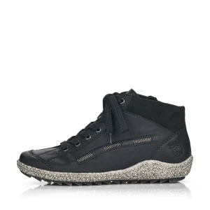 Rieker chaussures a lacets l7543 00 noir