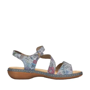 Rieker nu pieds sandales 659c7 bleu