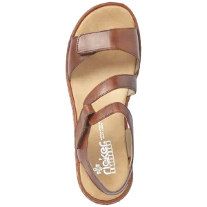 Rieker nu pieds sandales 659c7 marron