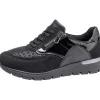 Waldlaufer chaussures a lacets 626k02 413 noir